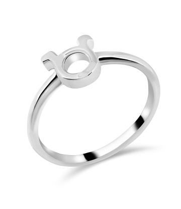 Taurus Zodiac Silver Ring NSR-432